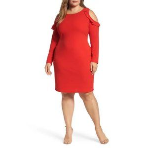 ❖BOGO!❖ Glamorous Curve Cold Shoulder Dress
